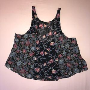 Ecote Floral Sequin Festival Tank
